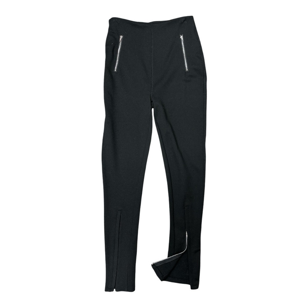 Masseys - EC - Black Pants with Zipper Accents